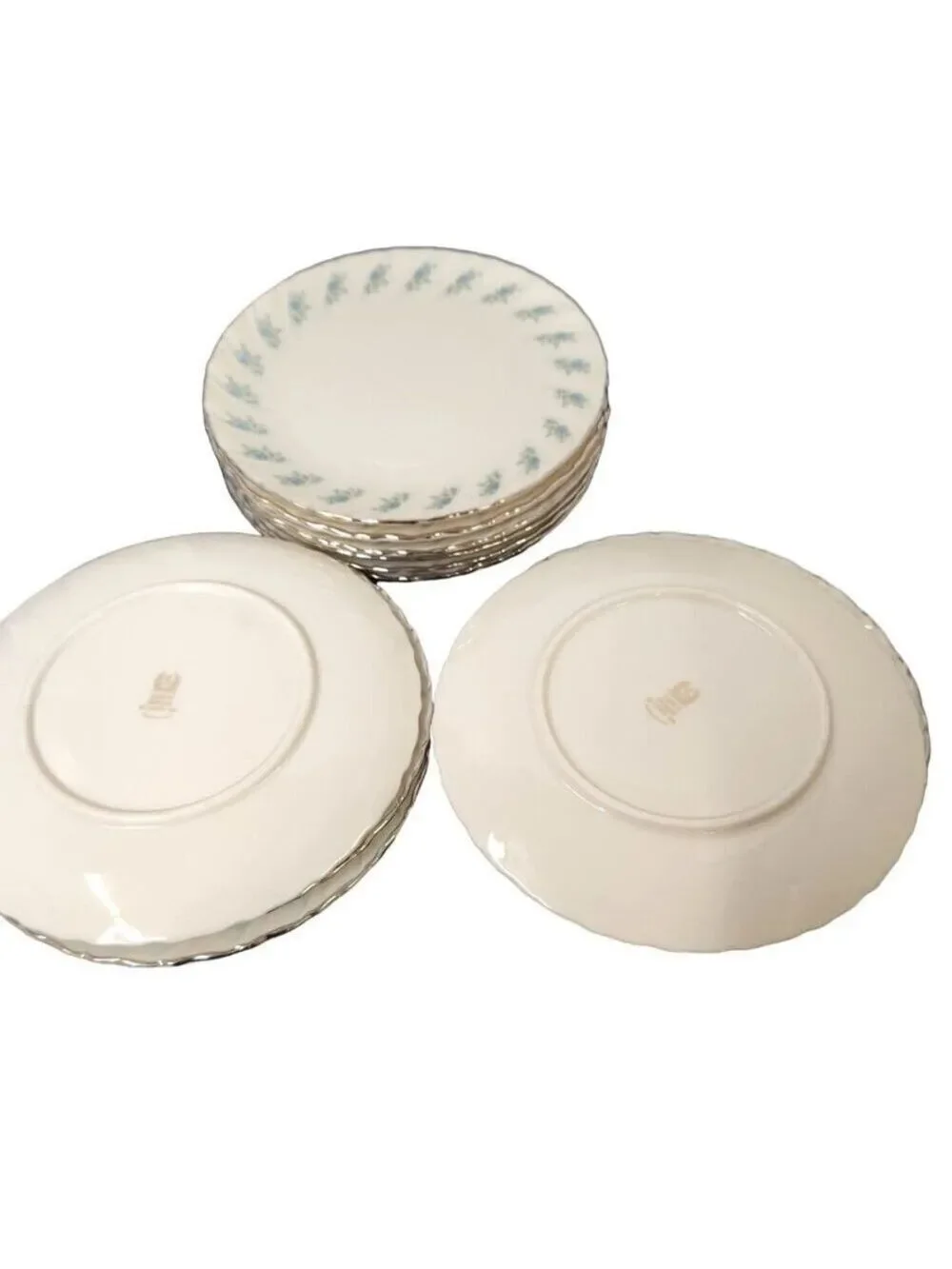 Lenox Rosedale Lunch Plate Made in USA Fine China Floral Pattern 8 Inch Diameter